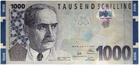 AUSLAND. EUROPA. Sammellos. 
Lot von 21 Scheinen: Griechenland, 5000 Drachmen 23. 3. 1984 (stärker gebraucht), Österreich, 5 x 20 Schilling diverse D...