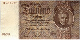 DEUTSCHLAND. KAISERREICH. 
Lot von über 180 Scheinen: Diverse Banknoten ohne Seltenheiten, dabei 1000 Reichsmark 11. 10. 1924 (gebraucht), 2 x 1000 R...
