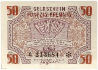 DEUTSCHLAND. FRANZÖSISCHE BESATZUNGSZONE. RHEINLAND - PFALZ. 
Lot von 11 Scheinen: 5 Pfennig Serie A, 10 Pfennig je 2 x Serie B, C, D, E, 2 x 50 Pfen...
