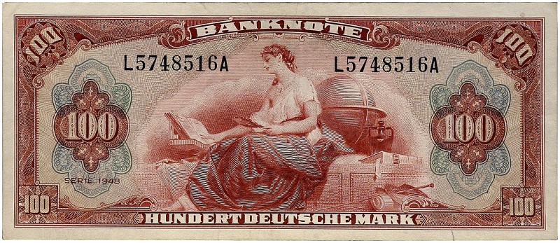 DEUTSCHLAND. BUNDESREPUBLIK DEUTSCHLAND. 
Ein siebtes Exemplar. L. gebraucht