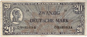 DEUTSCHLAND. BUNDESREPUBLIK DEUTSCHLAND. 
Ein zweites Exemplar. Stärker gebraucht