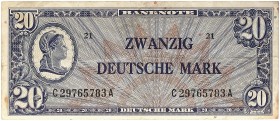 DEUTSCHLAND. BUNDESREPUBLIK DEUTSCHLAND. 
Ein drittes Exemplar. Stärker gebraucht