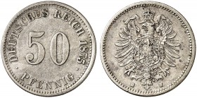 J. 7, EPA 44 
50 Pfennig 1875 H. RR ! ss
