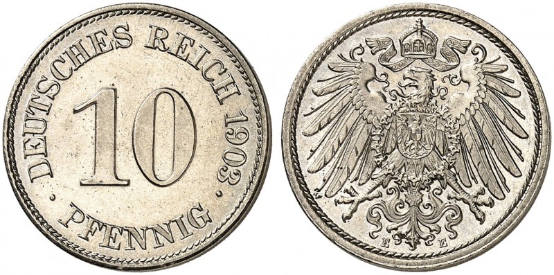 J. 13, EPA 28 
10 Pfennig 1903 E. St