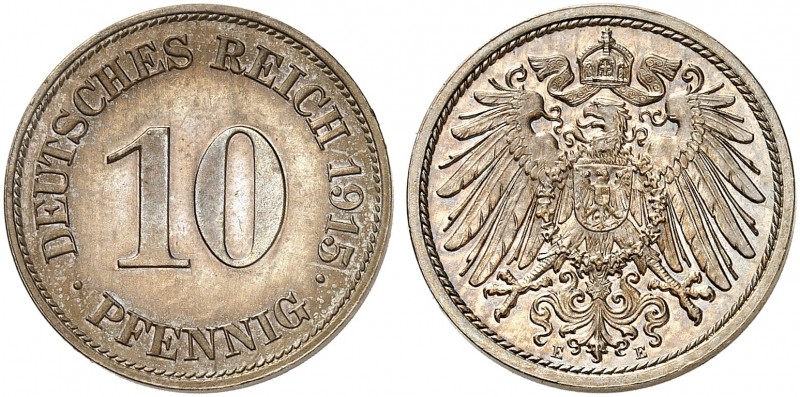 J. 13, EPA 28 
10 Pfennig 1915 E. PP