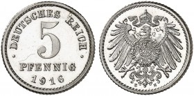 J. 297, EPA 19 
5 Pfennig 1916 E. PP