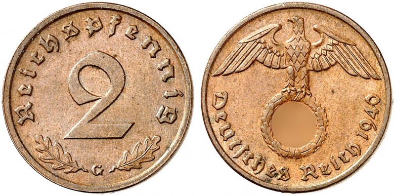 J. 362, EPA 15 
2 Reichspfennig 1940 G. R ! vz