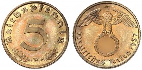 J. 363, EPA 23 
5 Reichspfennig 1937 E. PP