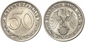 J. 365, EPA 52 
50 Reichspfennig 1939 F. St