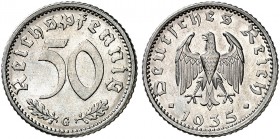 J. 368, EPA 53 
50 Reichspfennig 1935 G. f. St