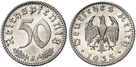 J. 368, EPA 53 
50 Reichspfennig 1935 J. f. St