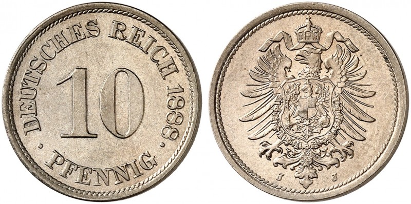 J. 4, EPA 27 
10 Pfennig 1888 J. f. St