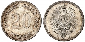 J. 5, EPA 40 
20 Pfennig 1874 B. St