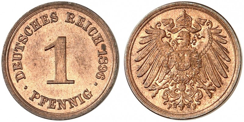 J. 10, EPA 2 
1 Pfennig 1896 F. f. St