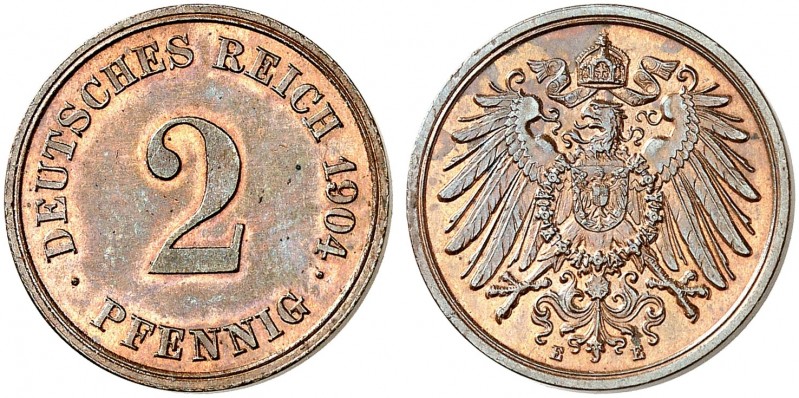 J. 11, EPA 12 
2 Pfennig 1904 E. f. St