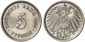 J. 12, EPA 18 
5 Pfennig 1896 F. St