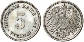 J. 12, EPA 18 
5 Pfennig 1902 F. St