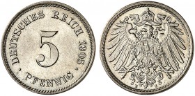 J. 12, EPA 18 
5 Pfennig 1905 E. f. St