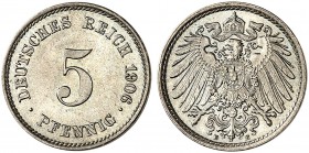 J. 12, EPA 18 
5 Pfennig 1906 E. St
