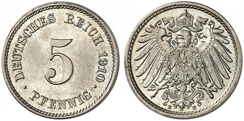 J. 12, EPA 18 
5 Pfennig 1910 E. f. St