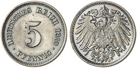 J. 12, EPA 18 
5 Pfennig 1910 G. St