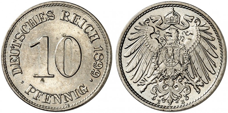 J. 13, EPA 28 
10 Pfennig 1899 E. f. St