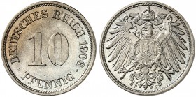 J. 13, EPA 28 
10 Pfennig 1906 F. St