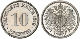 J. 13, EPA 28 
10 Pfennig 1910 A. winz. Kr., PP