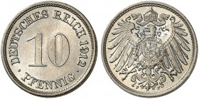 J. 13, EPA 28 
10 Pfennig 1912 F. winz. Kr., St