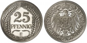 J. 18, EPA 43 
25 Pfennig 1910 E. PP