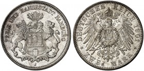 HAMBURG. J. 63, EPA 2/18 
2 Mark 1901. f. St