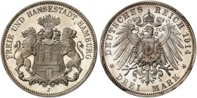 HAMBURG. J. 64, EPA 3/11 
3 Mark 1914. PP