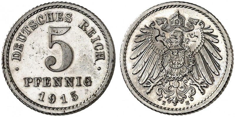 J. 297, EPA 19 
5 Pfennig 1915 E. in dieser Erhaltung selten ! PP