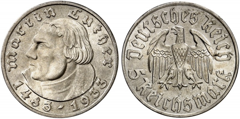 J. 353, EPA 5/71 
5 RM 1933 F, Luther. winz. Kr., f. St