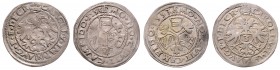 Stadt
Deutschland, Kempten. Lot. 2 Stück Groschen 1553
ges. 4,74g
Nau 168, S&J. 1518
ss