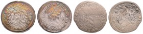 Stadt
Deutschland, Nürnberg. Lot. 2 Stück, XV Kipper Kreuzer 1622 mit Titel Ferdinand II.
a. ca 3,05g
Kellner 189
ss