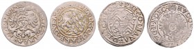 Johann I. 1569 - 1604
Deutschland, Pfalz - Zweibrücken. Lot. 2 Stück Groschen 1594/97 mit Titel Rudolph II.
a. ca 1,87g
S&J. 2007
ss
