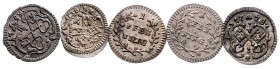 Stadt
Deutschland, Regensburg. Lot. 5 Stück 1 Pfennig 1738/58/63/65/78
1,55g
Schön 89
ss
