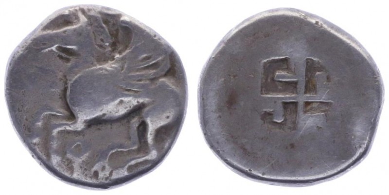 Isthmos Korinth 550 - 500 v. Chr.
Griechische Münzen, Korinth. Stater. 8,00g
s/s...