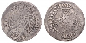 Stadt
Deutschland nach Regionen/Städten und Jahreszahlen geordnet, Braunschweig. Mariengroschen, 1550. 0,67g
Jesse 23
s/ss