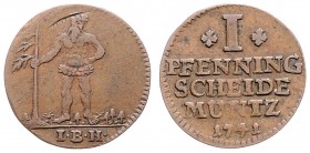 Georg II. August 1727 - 1760
Deutschland nach Regionen/Städten und Jahreszahlen geordnet, Braunschweig-Wolfenbüttel. Pfennig, 1741. 2,88g
Welter 2650
...