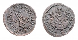 Stadt
Deutschland nach Regionen/Städten und Jahreszahlen geordnet, Bremen. Schwaren, 1676. 0,41g
Jungk 1151
ss