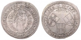 Johann Caspar von Ampringen 1664 - 1684
Deutschland nach Regionen/Städten und Jahreszahlen geordnet, Deutscher Orden. 4 Kreuzer, 1666. 2,44g
Neumann 1...