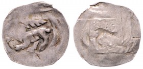 Rudolph von Habsburg 1273 - 1291
Deutschland nach Regionen/Städten und Jahreszahlen geordnet, Dortmund. Pfennig, o. Jahr. 0,79g
Berghaus 82, Meyer 30b...