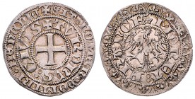 Stadt
Deutschland nach Regionen/Städten und Jahreszahlen geordnet, Frankfurt. Tournos, o. Jahr. großer Adler ohne Lilienkranz a. d. Vorderseite
2,66g
...