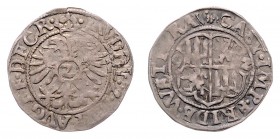 Johann Eberhard von Cronenberg 1577 - 1617
Deutschland nach Regionen/Städten und Jahreszahlen geordnet, Friedberg, Reichsburg. 2 Kreuzer, 1592. 1,36g
...