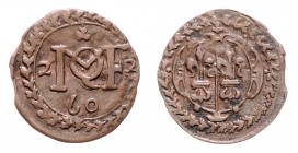 Marquard 1601 - 1655
Deutschland nach Regionen/Städten und Jahreszahlen geordnet, Fugger-Nordendorf. Kipper - Kreuzer, 1622. 0,71g
Kull 58h, Kraaz 738...