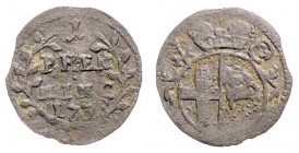 Amandus von Buseck 1737 - 1756
Deutschland nach Regionen/Städten und Jahreszahlen geordnet, Fulda - Abtei. 1 Pfennig, 1738. 0,24g
Schön 42
s/ss