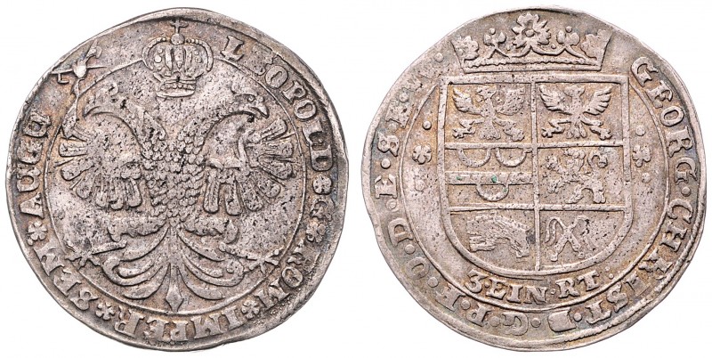 Graf Georg Christian 1660 - 1665
Deutschland nach Regionen/Städten und Jahreszah...