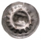 Stadt
Deutschland nach Regionen/Städten und Jahreszahlen geordnet, Hamburg. Hohlpfennig, o.J. (1304). 0,36g
Gaed.1322
ss